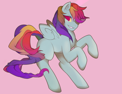 Size: 1024x791 | Tagged: safe, artist:pachiiri, rainbow dash, pegasus, pony, female, mare, simple background, solo