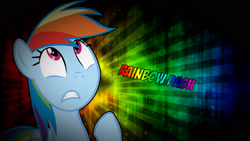 Size: 1920x1080 | Tagged: safe, artist:kigaroth, artist:sirspikensons, derpibooru import, edit, rainbow dash, pegasus, pony, solo, wallpaper, wallpaper edit