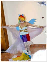 Size: 726x960 | Tagged: safe, artist:saizardrancher, rainbow dash, human, cosplay, irl, irl human, photo, solo