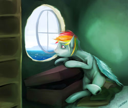 Size: 1112x941 | Tagged: safe, artist:sharpieboss, rainbow dash, pegasus, pony, beach, belly button, solo