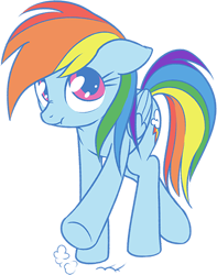 Size: 389x494 | Tagged: safe, artist:stoic5, rainbow dash, pegasus, pony, cute, dashabetes, female, looking at you, mare, scrunchy face, simple background, solo, transparent background