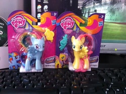 Size: 2592x1936 | Tagged: safe, fluttershy, rainbow dash, brushable, irl, photo, rainbow power, toy