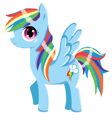 Size: 841x919 | Tagged: safe, artist:noah-tenshin, rainbow dash, pegasus, pony, female, mare, simple background, solo, transparent background