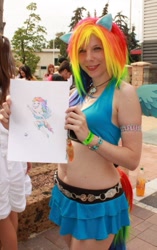 Size: 503x800 | Tagged: safe, artist:yurikocosplay, rainbow dash, human, cosplay, irl, irl human, photo