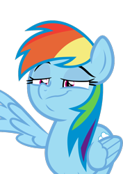 Size: 744x1052 | Tagged: safe, artist:thatcasualbrony, derpibooru import, rainbow dash, pegasus, pony, stranger than fan fiction, faic, simple background, transparent background, vector