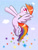 Size: 1000x1300 | Tagged: safe, artist:joycall6, rainbow dash, pegasus, pony, female, gradient background, mare, solo