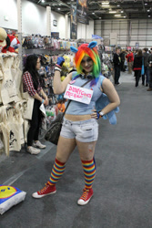 Size: 2848x4272 | Tagged: safe, rainbow dash, human, cosplay, irl, irl human, photo