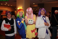 Size: 2048x1366 | Tagged: safe, fluttershy, rainbow dash, rarity, twilight sparkle, human, cosplay, irl, irl human, photo