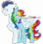 Size: 3925x3969 | Tagged: safe, artist:illustrativeauthor, derpibooru import, rainbow dash, soarin', pegasus, pony, female, male, shipping, soarindash, straight