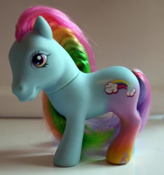 Size: 688x736 | Tagged: safe, derpibooru import, rainbow dash, rainbow dash (g3), g3, irl, photo, solo, toy