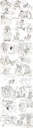 Size: 1000x3874 | Tagged: safe, artist:cartoonlion, derpibooru import, aloe, angel bunny, applejack, doctor whooves, fluttershy, gummy, lotus blossom, opalescence, pinkie pie, rainbow dash, rarity, snails, snips, spike, twilight sparkle, zecora, diamond dog, dragon, earth pony, pegasus, pony, unicorn, zebra, alice in wonderland, disney, parody, pinkamena diane pie