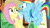 Size: 1280x720 | Tagged: safe, derpibooru import, edit, edited screencap, screencap, fluttershy, rainbow dash, alien, pegasus, pony, buckball season, alien (franchise), alien take, discovery family logo, wat