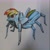 Size: 2231x2241 | Tagged: artist needed, safe, derpibooru import, rainbow dash, spider, solo, species swap, traditional art