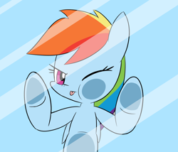 Size: 964x826 | Tagged: safe, artist:p-skink, derpibooru import, rainbow dash, pegasus, pony, against glass, glass, solo