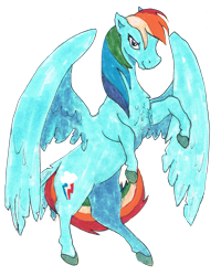 Size: 1600x2000 | Tagged: safe, artist:invidias, rainbow dash, pegasus, pony, female, mare, simple background, solo, transparent background