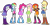 Size: 18931x9629 | Tagged: safe, artist:twls7551, derpibooru import, applejack, fluttershy, pinkie pie, rainbow dash, rarity, sunset shimmer, equestria girls, rainbow rocks, absurd resolution, apple, boots, clothes, compression shorts, cowboy boots, cowboy hat, cute, denim skirt, eyes closed, fist, freckles, happy, hat, high heel boots, humane five, jacket, leather jacket, open mouth, simple background, skirt, smiling, socks, stetson, transparent background, vector, wristband