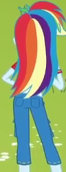 Size: 99x257 | Tagged: safe, derpibooru import, screencap, rainbow dash, equestria girls, legend of everfree, ass, hips, rainbutt dash