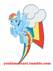 Size: 1024x1385 | Tagged: safe, artist:yoshimarsart, derpibooru import, rainbow dash, pegasus, pony, solo, watermark