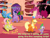 Size: 3744x2880 | Tagged: safe, artist:big-mac-a-brony, derpibooru import, applejack, fluttershy, pinkie pie, rainbow dash, spike, twilight sparkle, dragon, earth pony, pegasus, pony, book, camping, flashlight (object), library, sleeping bag