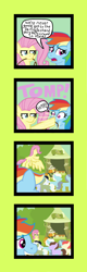 Size: 696x2171 | Tagged: safe, artist:oneovertwo, daring do, fluttershy, rainbow dash, pegasus, pony, trade ya, comic