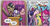 Size: 1317x684 | Tagged: safe, artist:agnesgarbowska, derpibooru import, idw, derpy hooves, diamond tiara, filthy rich, fluttershy, pinkie pie, rainbow dash, spoiled rich, twilight sparkle, twilight sparkle (alicorn), alicorn, earth pony, pegasus, pony, spoiler:comic, spoiler:comic46, cheering, comic, cropped, crossed arms, female, filly, foal, male, mare, official comic, rich family, speech bubble, spoilthy, squishy cheeks, stallion