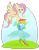 Size: 857x1106 | Tagged: safe, artist:rainbowcider, fluttershy, rainbow dash, pegasus, pony, may the best pet win, carrying, flying