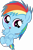 Size: 3000x4544 | Tagged: safe, artist:mlpcompilation, derpibooru import, rainbow dash, pegasus, pony, absurd resolution, baby, baby dash, baby pony, cute, dashabetes, diaper, foal, simple background, solo, transparent background, vector, weapons-grade cute