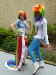 Size: 3456x4608 | Tagged: artist needed, safe, artist:avalon-cosplay, rainbow dash, human, 2013, animenext, convention, cosplay, irl, irl human, photo