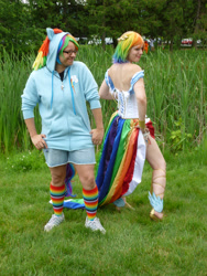 Size: 3456x4608 | Tagged: safe, artist:avalon-cosplay, rainbow dash, human, 2013, animenext, convention, cosplay, irl, irl human, photo