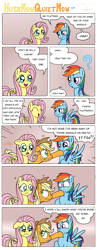 Size: 2509x6500 | Tagged: safe, artist:redapropos, derpibooru import, applejack, fluttershy, rainbow dash, earth pony, pegasus, pony, animal, comic, crying, female, hoof in mouth, hoofjack, implied death, mare, wide eyes