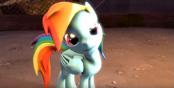 Size: 845x430 | Tagged: safe, artist:php106, derpibooru import, rainbow dash, pegasus, pony, 3d, solo, source filmmaker