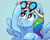 Size: 1280x1024 | Tagged: safe, artist:cosmic-pincel, derpibooru import, rainbow dash, pegasus, pony, goggles, solo