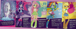 Size: 1600x627 | Tagged: safe, derpibooru import, applejack, fluttershy, rainbow dash, twilight sparkle, equestria girls, equestria girls (movie), boots, box art, ponied up, shoes