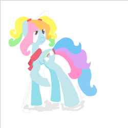 Size: 1000x1000 | Tagged: safe, artist:b1ll1e, derpibooru import, rainbow dash, pegasus, pony, g3.5, solo