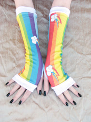 Size: 825x1100 | Tagged: safe, artist:steampunkwolf, rainbow dash, human, clothes, craft, cutie mark, gloves, hand, irl, irl human, photo