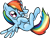 Size: 900x692 | Tagged: safe, artist:rainbowpiemlpfim, derpibooru import, rainbow dash, pegasus, pony, missing cutie mark, simple background, solo, transparent background