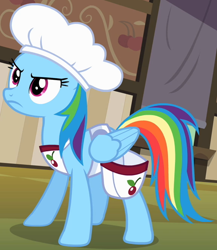 Size: 574x661 | Tagged: safe, derpibooru import, screencap, rainbow dash, pegasus, pony, the last roundup, outfit catalog, solo