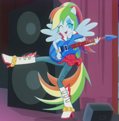 Size: 547x555 | Tagged: safe, derpibooru import, screencap, rainbow dash, equestria girls, rainbow rocks, cute, dashabetes, outfit catalog, solo