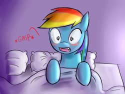 Size: 800x600 | Tagged: safe, artist:starykrow, rainbow dash, pegasus, pony, female, gradient background, mare, solo