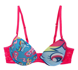 Size: 443x399 | Tagged: safe, derpibooru import, fluttershy, pinkie pie, rainbow dash, bra, clothes, custom, irl, merchandise, photo, underwear