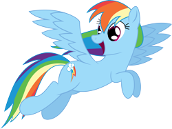 Size: 3970x2969 | Tagged: safe, artist:eillahwolf, rainbow dash, pegasus, pony, female, mare, simple background, solo, transparent background