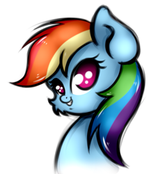 Size: 575x643 | Tagged: safe, artist:ep-777, rainbow dash, pegasus, pony, female, mare, simple background, solo