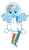 Size: 676x1183 | Tagged: safe, artist:doodlewizard, rainbow dash, pegasus, pony, astrodash, astronaut, clothes, hilarious in hindsight, solo, spacesuit