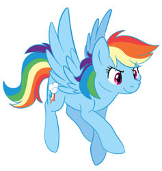 Size: 508x535 | Tagged: safe, artist:fizzy-dog, derpibooru import, rainbow dash, pegasus, pony, female, mare, simple background, smiling, solo, white background