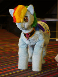 Size: 3456x4608 | Tagged: artist needed, safe, rainbow dash, human, cartoonist 2013, convention, cosplay, festival cartoonist, fursuit, irl, irl human, photo, quadsuit, solo