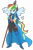 Size: 2301x3510 | Tagged: safe, artist:e-e-r, derpibooru import, rainbow dash, equestria girls, armor, cape, clothes, fantasy class, knight, looking at you, pants, ponied up, simple background, solo, transparent background, warrior, weapon