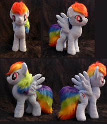 Size: 2893x3367 | Tagged: safe, artist:alayasyazoo, derpibooru import, rainbow dash, fluffy, irl, photo, plushie, solo