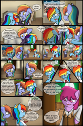 Size: 1280x1944 | Tagged: safe, artist:stuflox, derpibooru import, berry punch, berryshine, rainbow blaze, rainbow dash, pegasus, pony, comic:the count of monte rainbow, caderousse, clothes, comic, rainbow dantes, the count of monte cristo, the count of monte rainbow