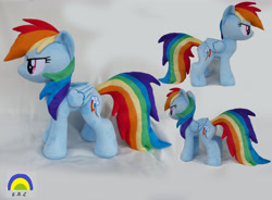 Size: 4912x3624 | Tagged: safe, artist:epicrainbowcrafts, derpibooru import, rainbow dash, irl, photo, plushie, solo