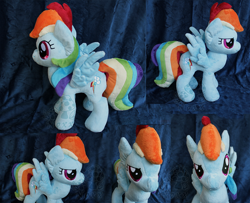 Size: 1000x812 | Tagged: safe, artist:noxxplush, derpibooru import, rainbow dash, irl, photo, plushie, solo